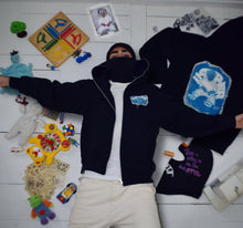 Charger l'image dans la galerie, Full zip "RÊVE DE GOSSE" - Noir