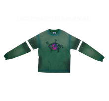 Charger l'image dans la galerie, T-shirt 2 en 1 "BOREALIS" - Faded green