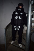 Charger l'image dans la galerie, Pantalon cargo "Handmade Tears" - noir