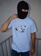 Charger l'image dans la galerie, Tee-shirt "Handmade Eyes" - Bleu pastel