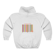 Charger l'image dans la galerie, Sweat à capuche UPPER "CXNSUMER SXCIETY" - Blanc Rainbxw