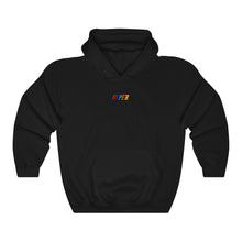 Charger l'image dans la galerie, Sweat à capuche UPPER "CXNSUMER SXCIETY" - Noir Rainbxw