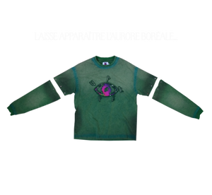 T-shirt 2 en 1 "BOREALIS" - Faded green