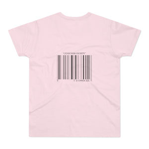 Tee-shirt UPPER "CXNSUMER SXCIETY" - Rose